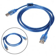 USB kabel 2.0, 1.8m  AM/AF