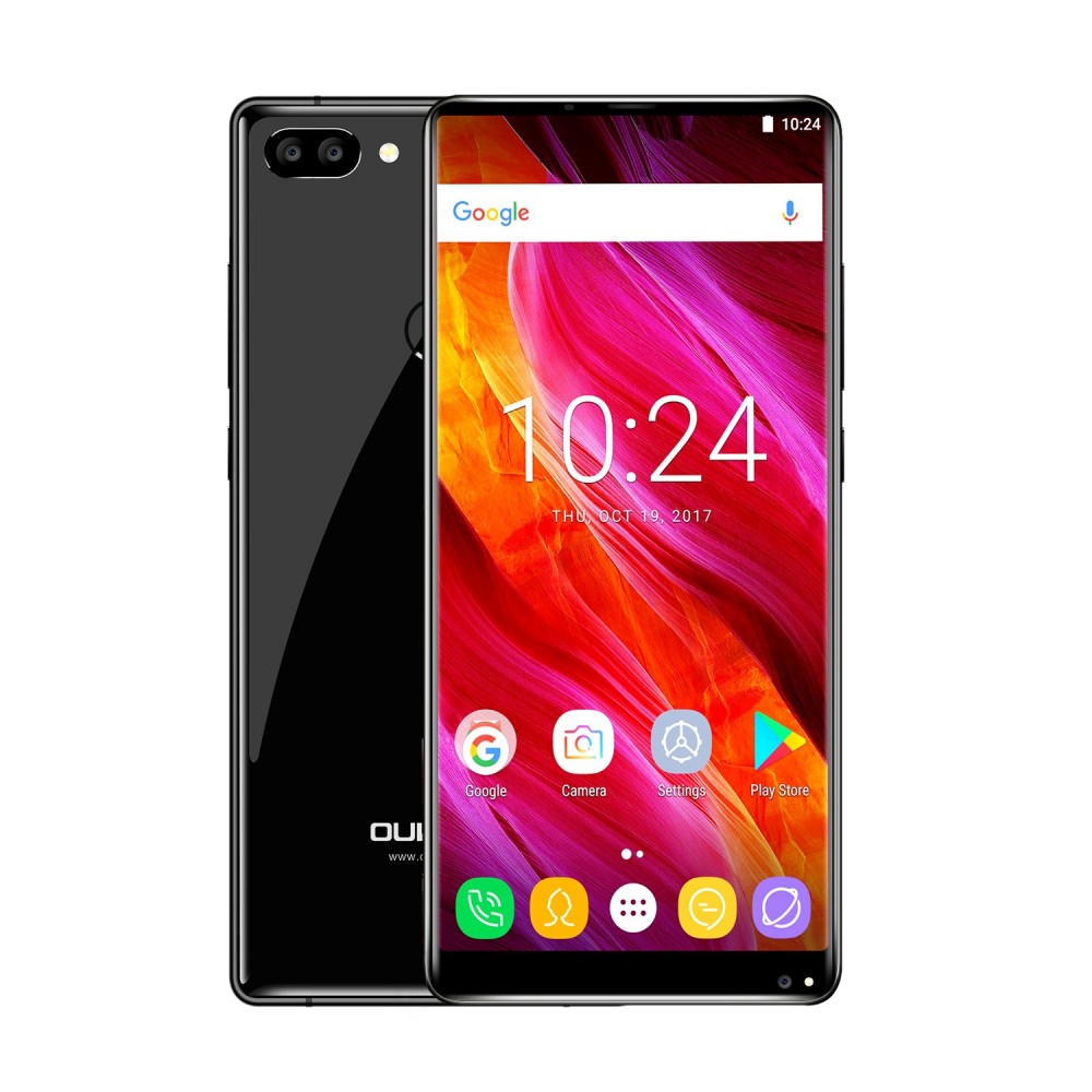 Oukitel Mix 2 černý 6/64GB, LTE, otisk, dual foto + záruka 25 měsíců a servis