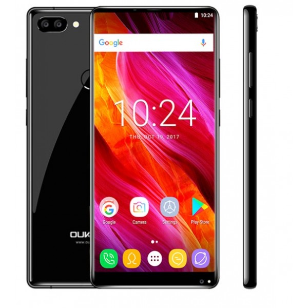 Oukitel Mix 2 černý 6/64GB, LTE, otisk, dual foto + záruka 25 měsíců a servis