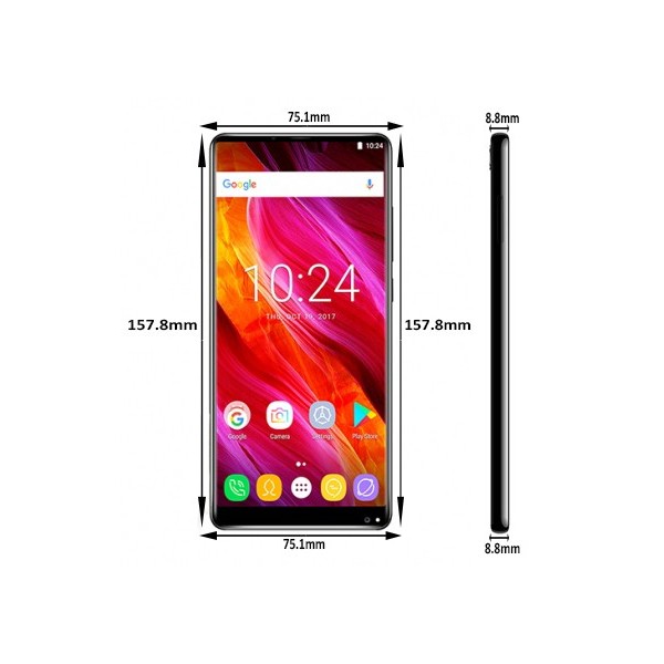 Oukitel Mix 2 černý 6/64GB, LTE, otisk, dual foto + záruka 25 měsíců a servis