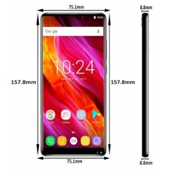 Oukitel Mix 2 černý 6/64GB, LTE, otisk, dual foto + záruka 25 měsíců a servis